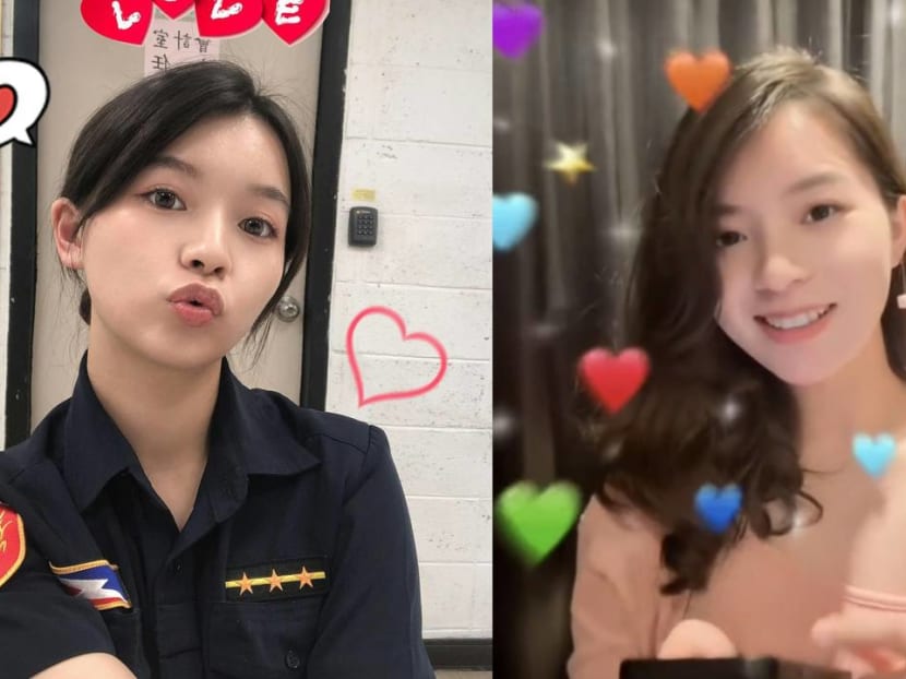 Pretty Taiwanese policewoman, 24, films anti-scam video; netizens say they would willingly fall victim to her