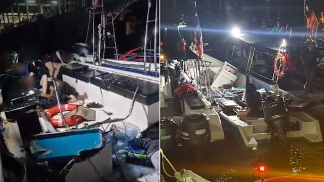 马国丰盛港两载客船相撞 酿两死七伤