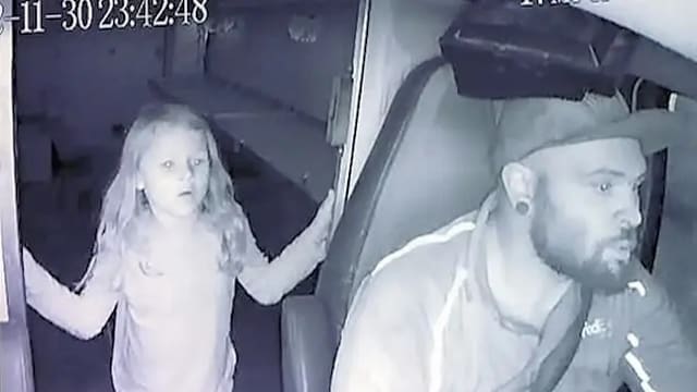 美国FedEx司机杀童案 女童遇害前惊恐影像曝光令人震惊