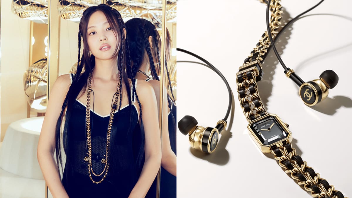 Jennie diện bản phối đồng hồ cách điệu chanel