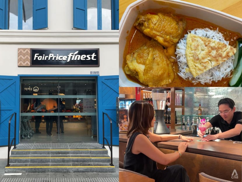 Not your typical supermarket: New FairPrice Finest at Clarke Quay has a bar, private dining space and more
