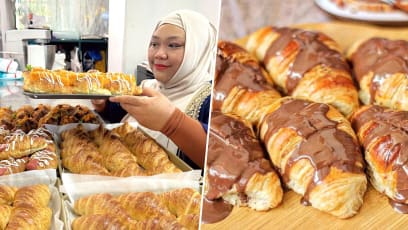  Tattoo Artist Turned Baker Sells $2.70 Stuffed Croissants In Flavours Like Ondeh Ondeh & Kaya 