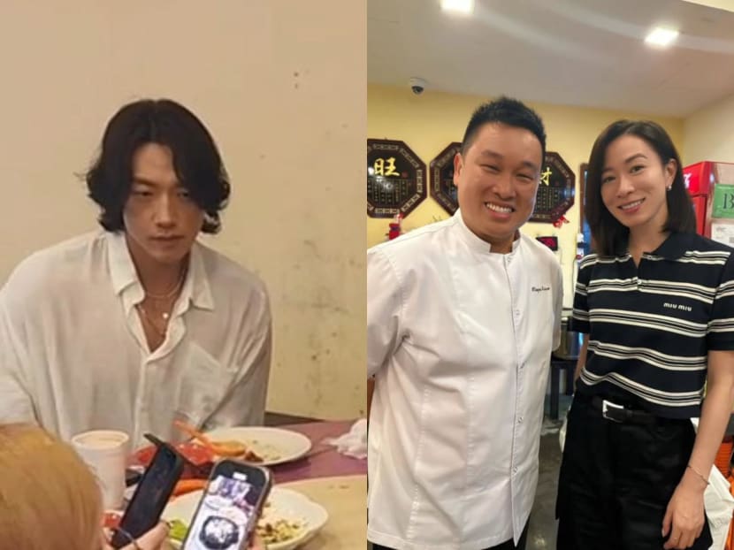 South Korean singer Rain, Hong Kong actress Charmaine Sheh visited Keng Eng Kee Seafood zi char restaurant South Korean singer Rain, Hong Kong actress Charmaine Sheh visited Keng Eng Kee Seafood zi char restaurant