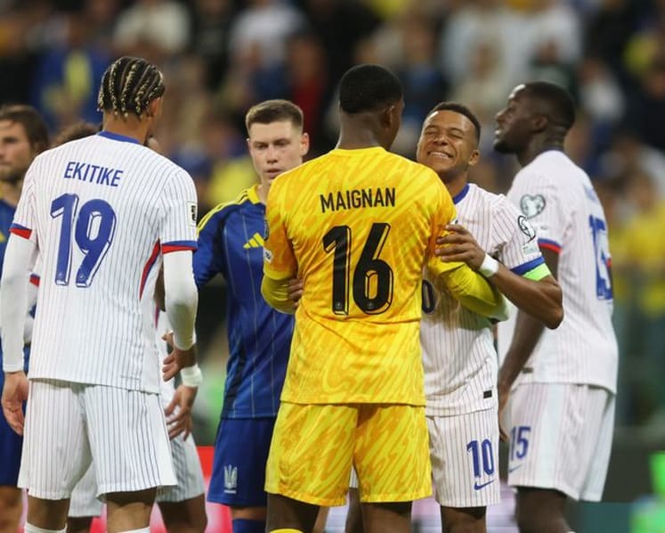 Olise, Mbappe shine as France tame Ukraine in qualifying debut