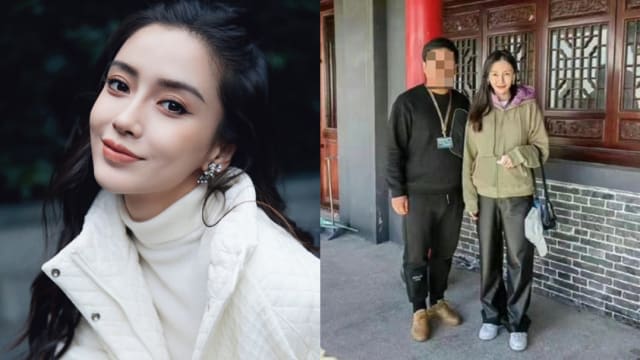Angelababy素颜现身寺庙　真实面目全被拍
