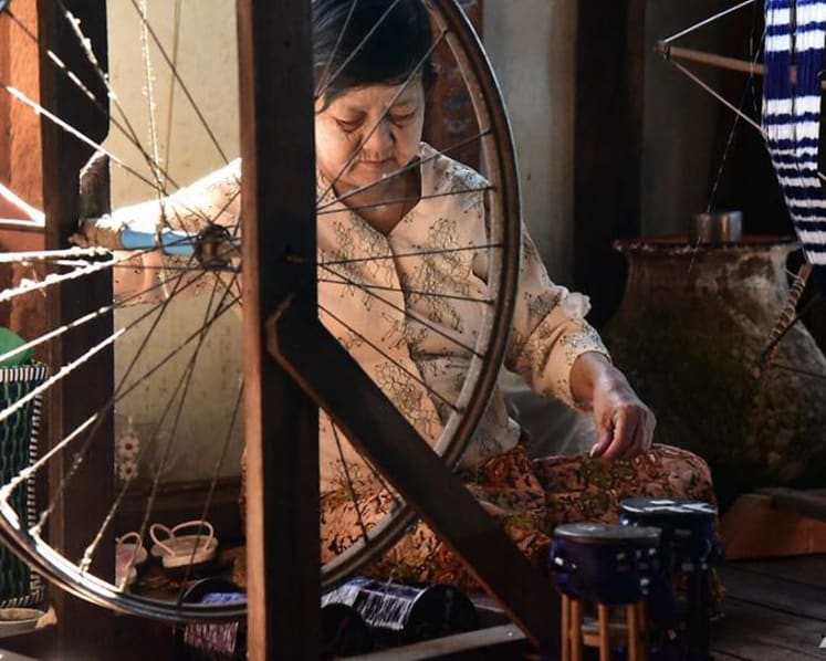 From lotus pond to high fashion: Myanmar weaves legacy of exquisite fabric