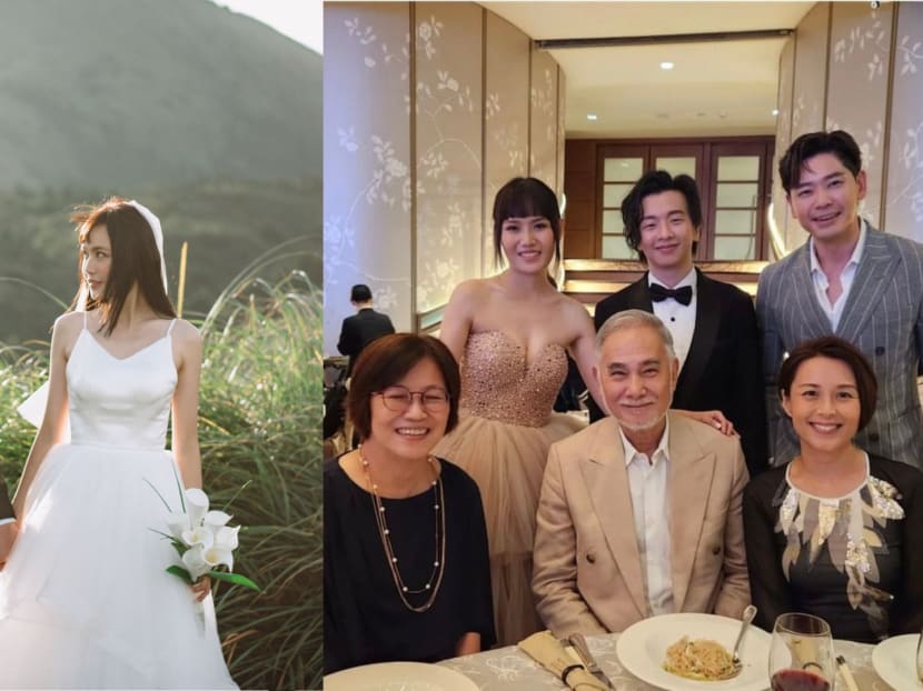 Local and overseas stars turn up for singer Boon Hui Lu's wedding at the Fullerton Hotel