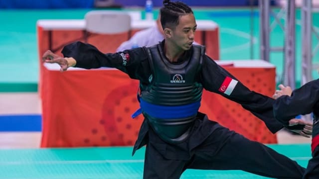 我国马来武术男将哈辛东运会止步八强 无缘卫冕