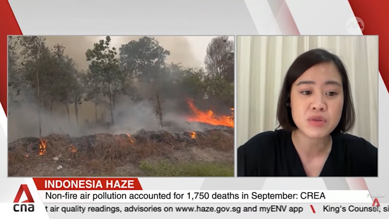 Fire pollution killed 3,560 people in Indonesia in September: CREA