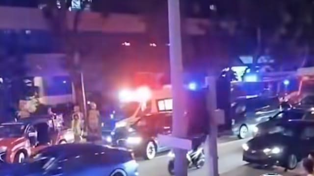 沈氏东道连环撞 两人送院