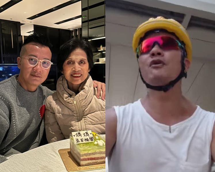 Actor Chen Hanwei cycled from Selangor to Singapore in charity event, stopped in JB to pay respects to late mum