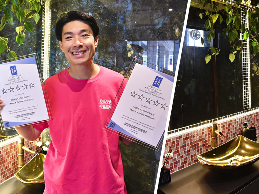 Ben Yeo’s posh kopitiam toilets awarded 5-star rating by restroom association, 1st coffeeshop to win accolade