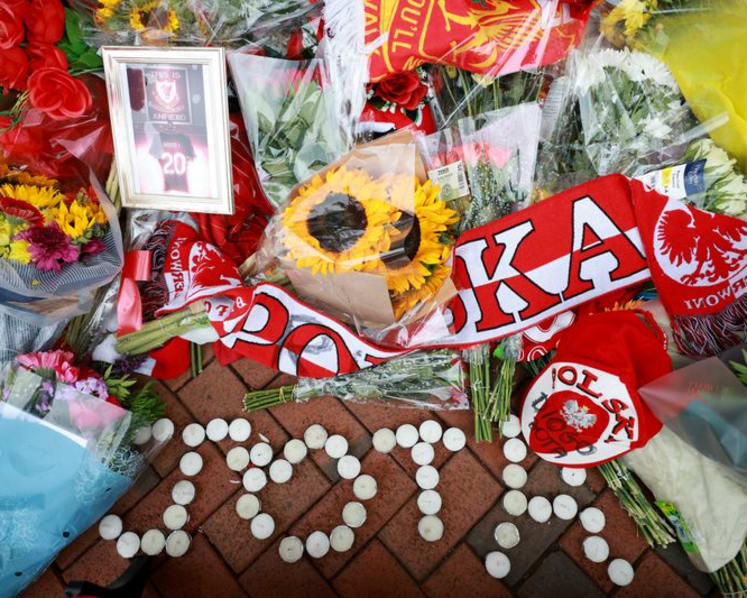 Anfield memorial to Jota, brother unveiled on anniversary of his death