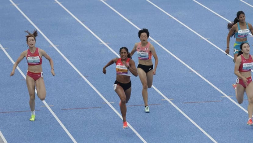 Ratu pecut SG Shanti Pereira gagal pertahan mahkota acara 200 meter