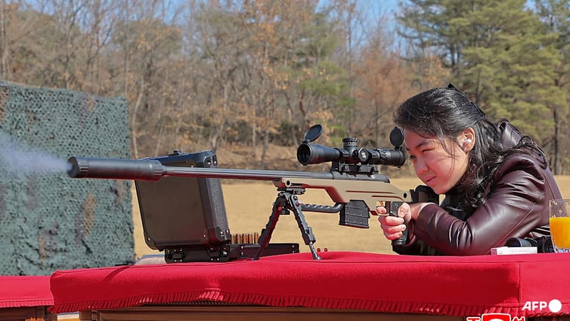 North Korea unveils image of leader's daughter firing rifle