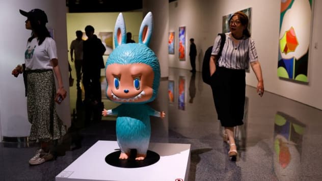 Labubu human-sized figure sells for over US$150,000 at Beijing auction