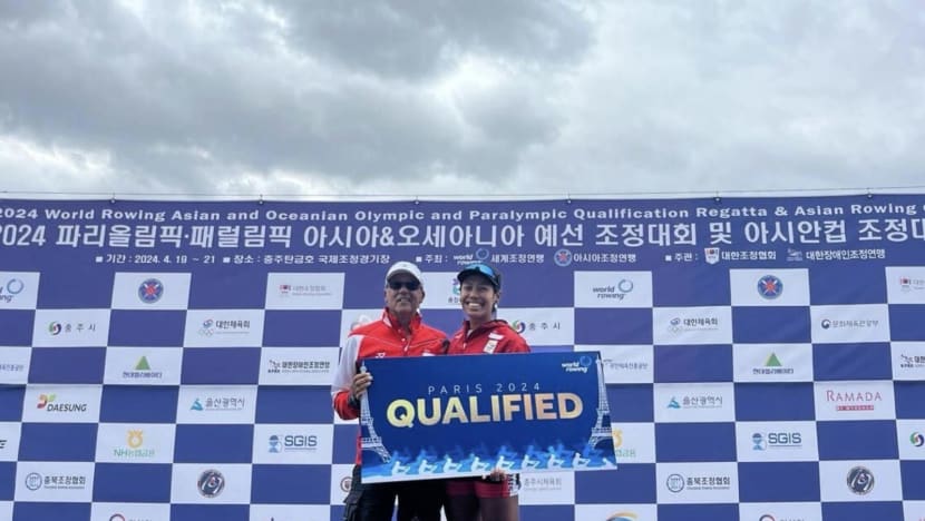 Singapore rower Saiyidah Aisyah qualifies for Paris Olympics 
