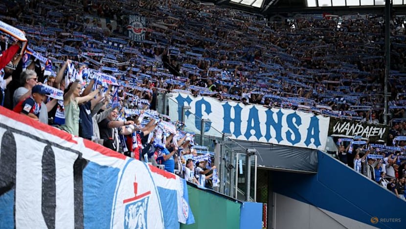 Hansa Rostock apologise after nine-year-old injured by pyrotechnics