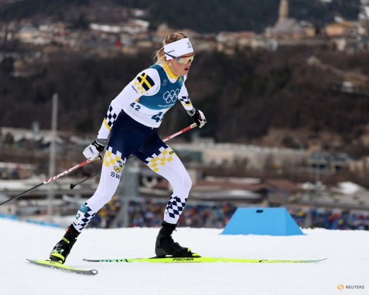 Crosscountry-Karlsson leads another Swedish 1-2 finish in women's 10km freestyle race