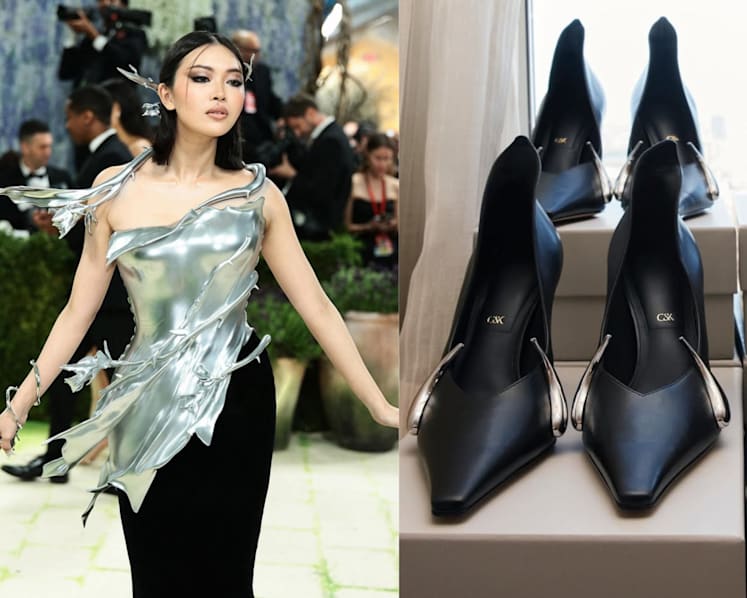 Singaporean designer Grace Ling makes Met Gala debut with custom Charles & Keith heels and 3D-printed piece