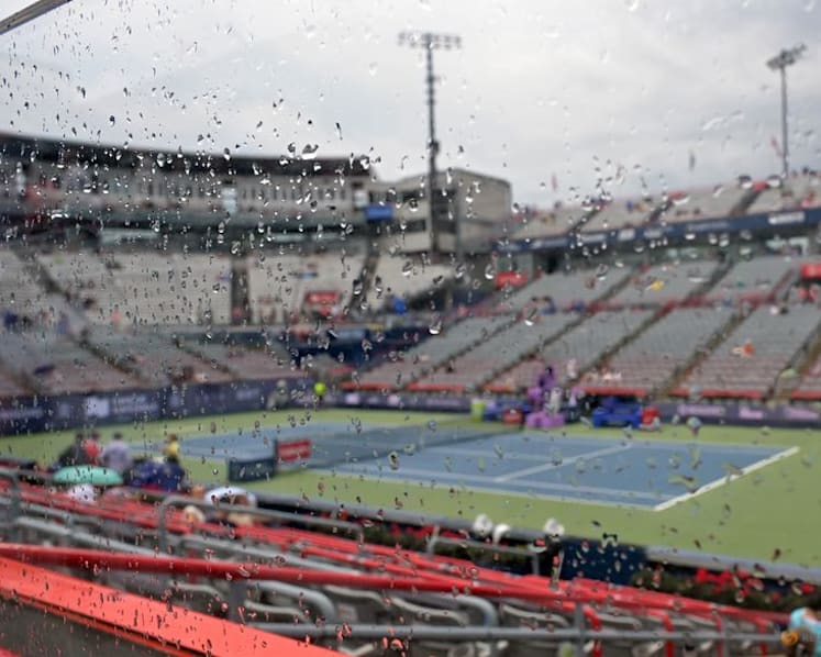Rain disrupts Washington Open final, halts play in Canada