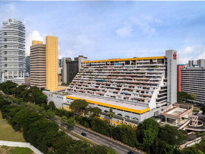 Golden Mile Complex, located along Beach Road and Nicoll Highway, is recognisable by its signature step-terraced facade. Golden Mile Complex, located along Beach Road and Nicoll Highway, is recognisable by its signature step-terraced facade.