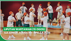 LIPUTAN WARTAWAN (15 Ogos) | SJI Junior juarai Katapella 2026