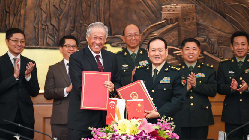 Singapore, China sign defence agreement to scale up army, navy exercises, establish regular dialogue