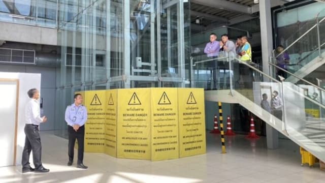 泰国机场电梯突发事故 技术员执勤时意外身亡