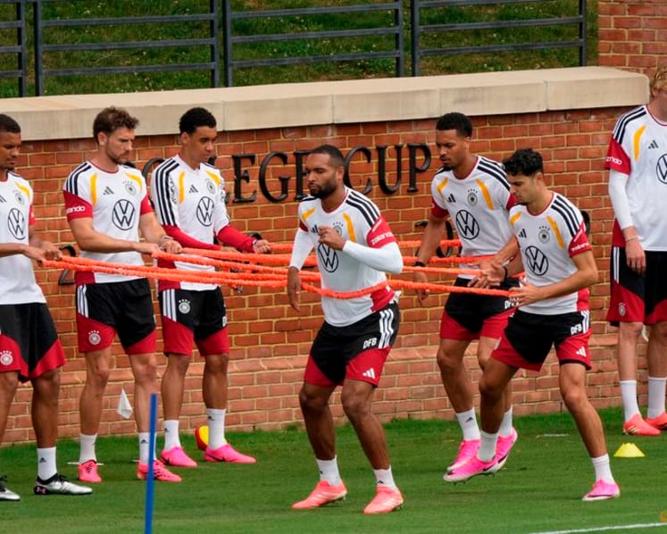 Germany fly in groundskeeper Breuning to maintain World Cup training pitch amid heat