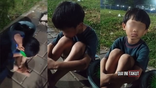 豆腐卖不完不敢回家怕被骂 印尼男童深夜兜售惹人怜