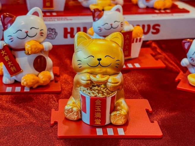 KFC Singapore launching Sichuan mala chicken and fortune cat blind boxes for Chinese New Year