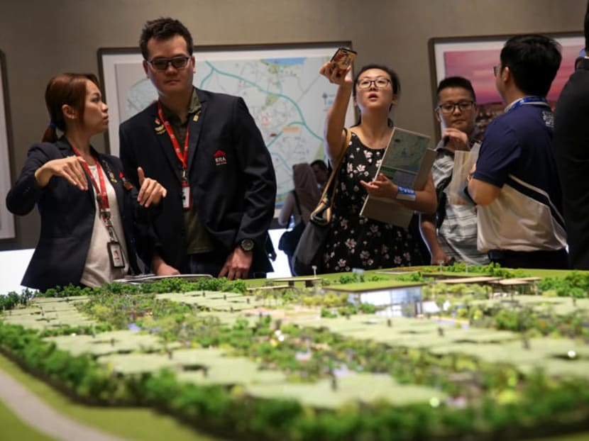 About half of the respondents who took part in a survey by PropertyGuru said that they expect private property prices to continue going up in the second half of 2019. About half of the respondents who took part in a survey by PropertyGuru said that they expect private property prices to continue going up in the second half of 2019.