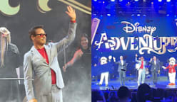 Disney Adventure 'godparent' Robert Downey Jr christens cruise ship in Singapore ahead of maiden voyage