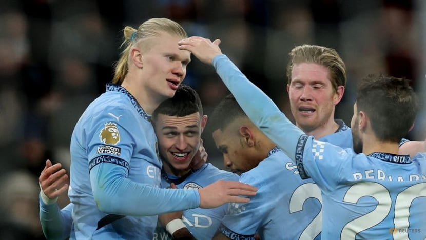 Haaland double as Man City crush West Ham