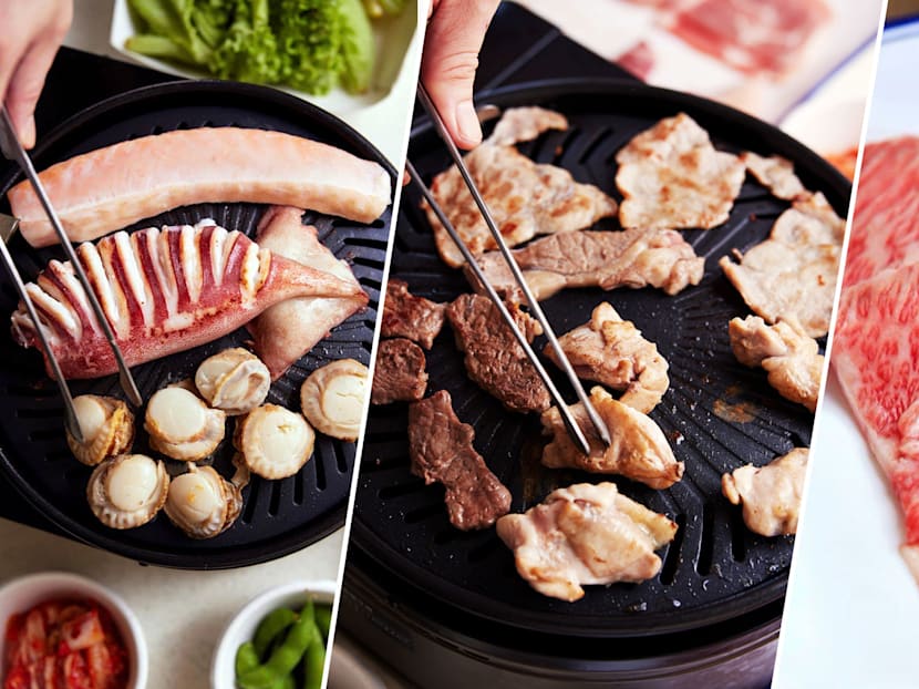 DIY Yakiniku Hawker Stall Sells $8 Beef Striploin Set With Rice & $5 Salmon Belly