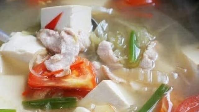 食谱：咸菜豆腐汤