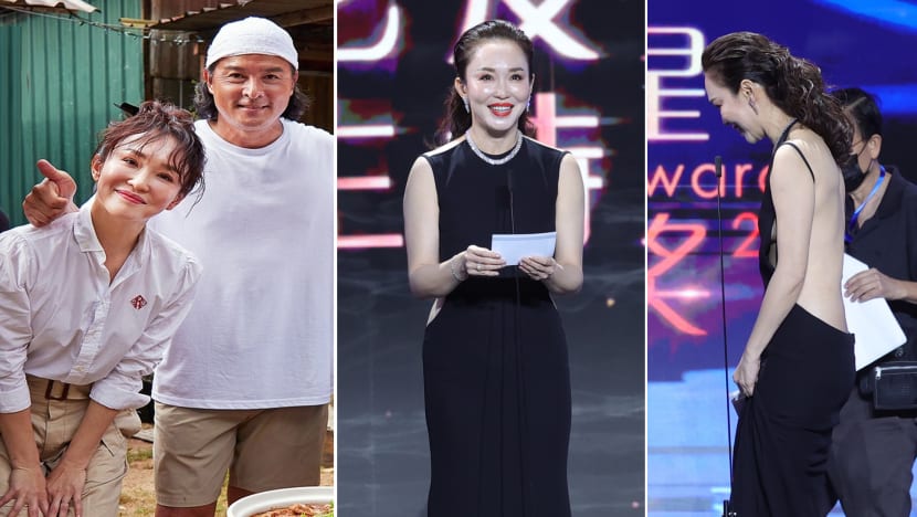 Fann Wong Thanks Herself While Accepting Christopher Lee’s Star Awards 2023 Best Host Win