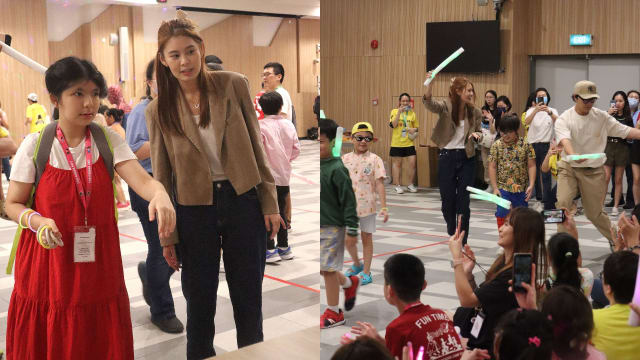 参与“彩虹俱乐部”营会　陈楚寰、徐鸣杰为病童传递欢乐