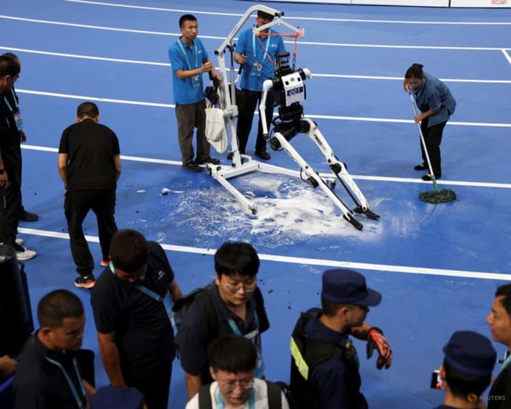 At China's 'robot Olympics', humanoids spar, sprint and perform taichi