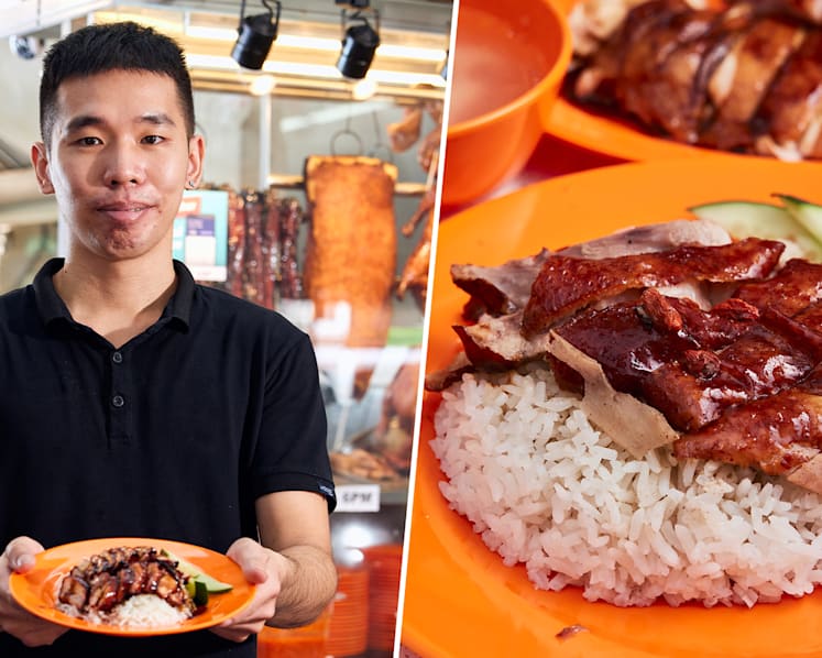 Hawker, 30, turned down 'Sentosa hotel chef job' to open charcoal-roasted char siew and duck stall
