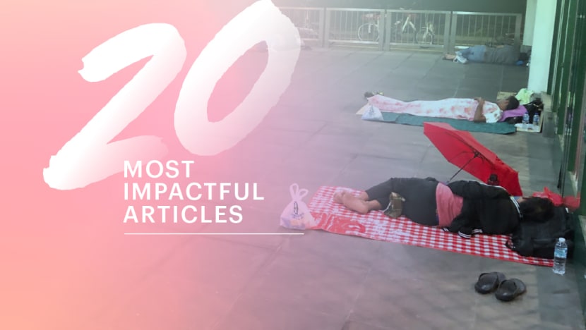 TODAY20: With no place to stay, some Malaysian workers sleeping rough near Kranji MRT Station (March 20, 2020)