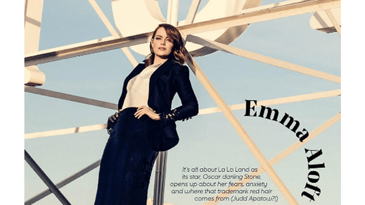 slim fit dress slacks Emma Stone White Dress La La Land Film Prom Dress – Hoprom main image 0