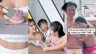 Birthday Prank Gone Wrong: 7-Year-Old Daughter Of Local Influencer Cries After She Gets Tiny Birthday Cake & Was Told She "Needs To Lose Weight”