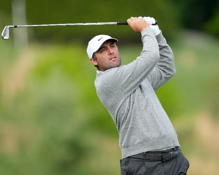 Scheffler, Potgieter in seven-way tie for PGA Championship lead, McIlroy struggles