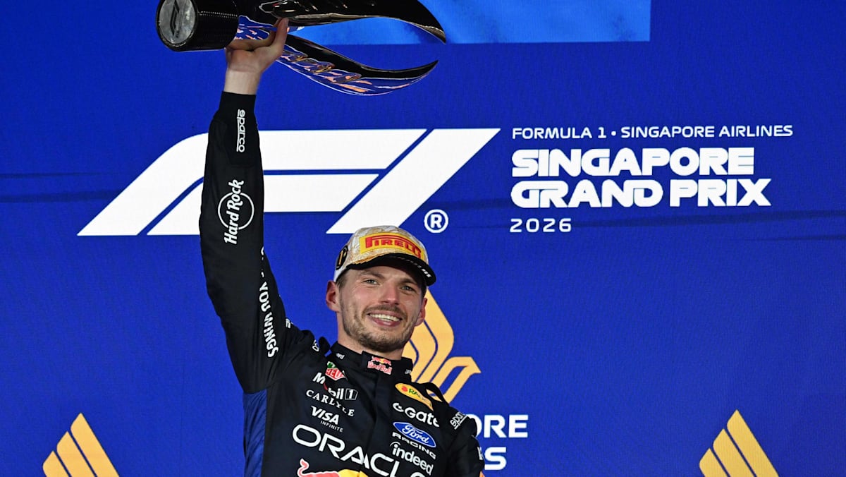 F1新加坡大奖赛 维斯塔潘首度夺冠