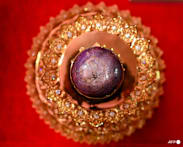 Rare purple star sapphire weighing 3,563 carats unveiled in Sri Lanka