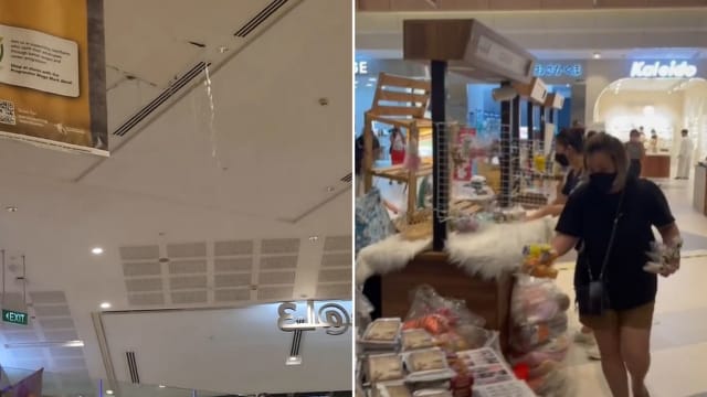 西城商场爆水管 民众：臭味难当