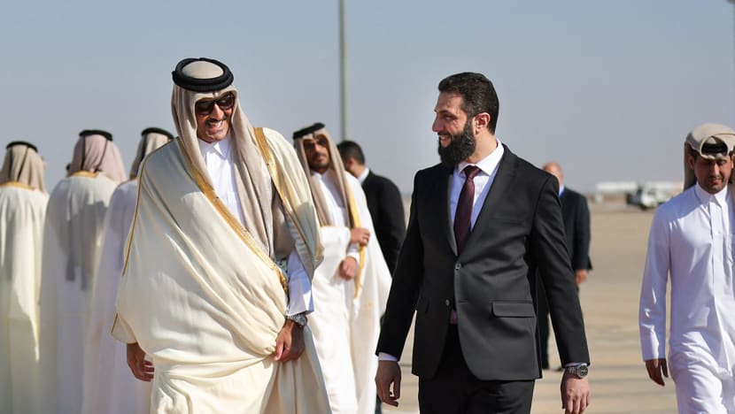 Amir Qatar pemimpin Arab pertama lawat Syria sejak kejatuhan Bashar al-Assad Amir Qatar pemimpin Arab pertama lawat Syria sejak kejatuhan Bashar al-Assad
