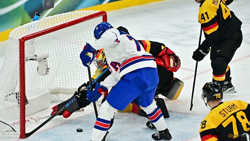 Ice hockey-US men beat Germany, fall short of top seeding